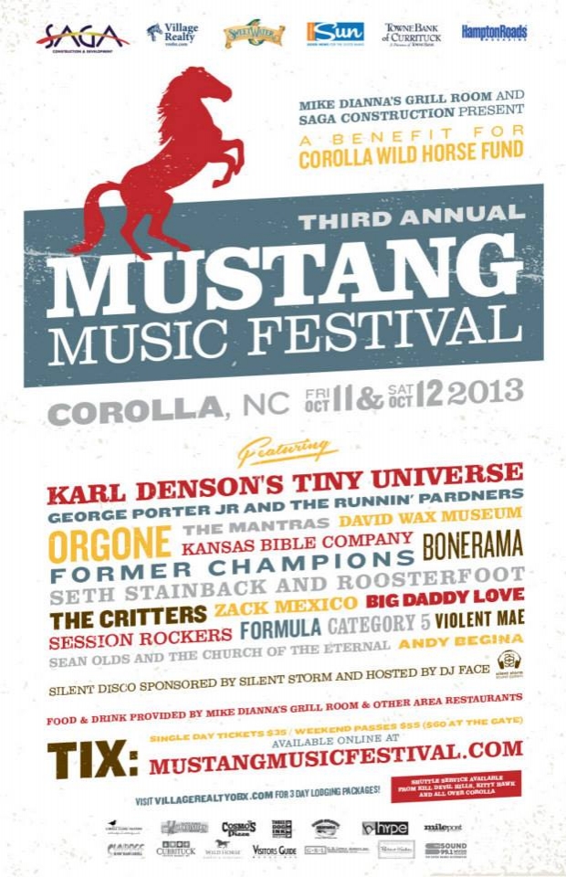 Mustang Music Festival 2013 Poster